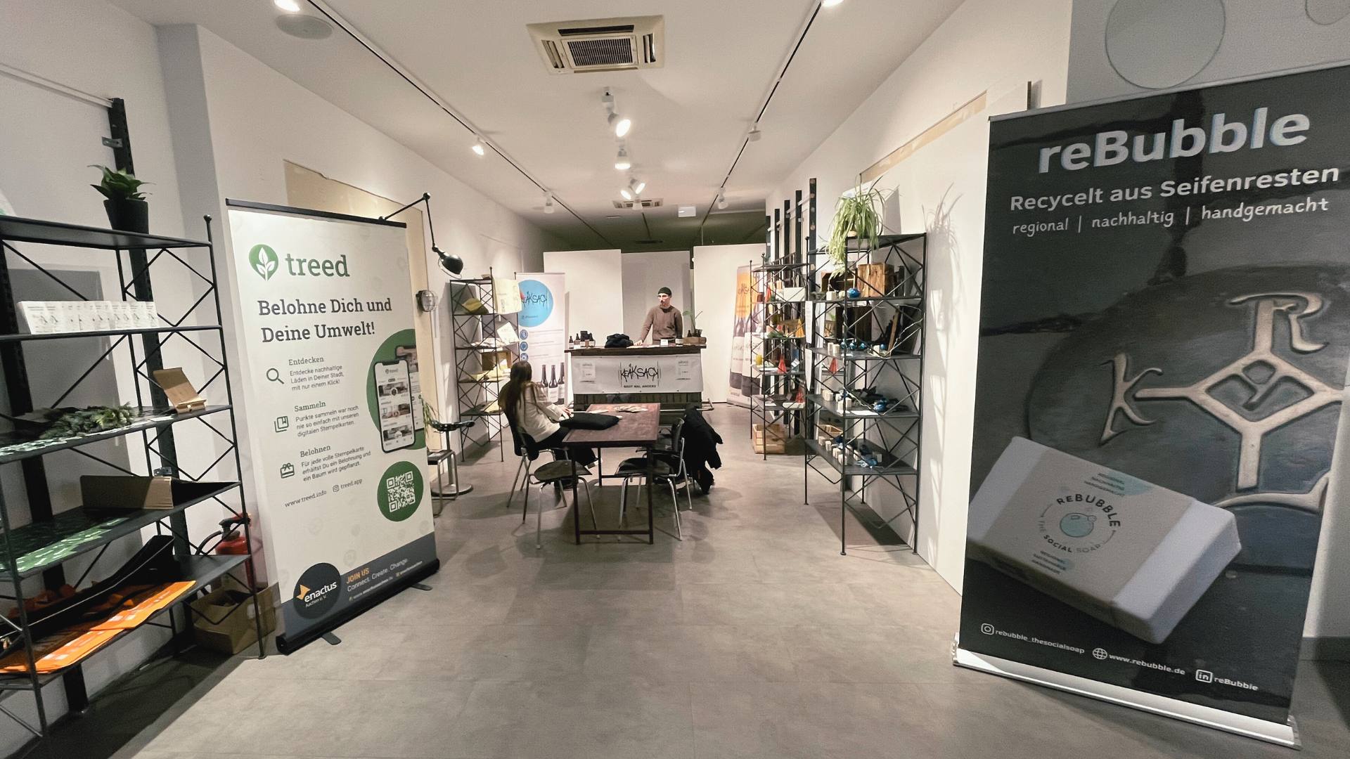 Pop-up-Store für nachhaltige Produkte von Aachener Startups