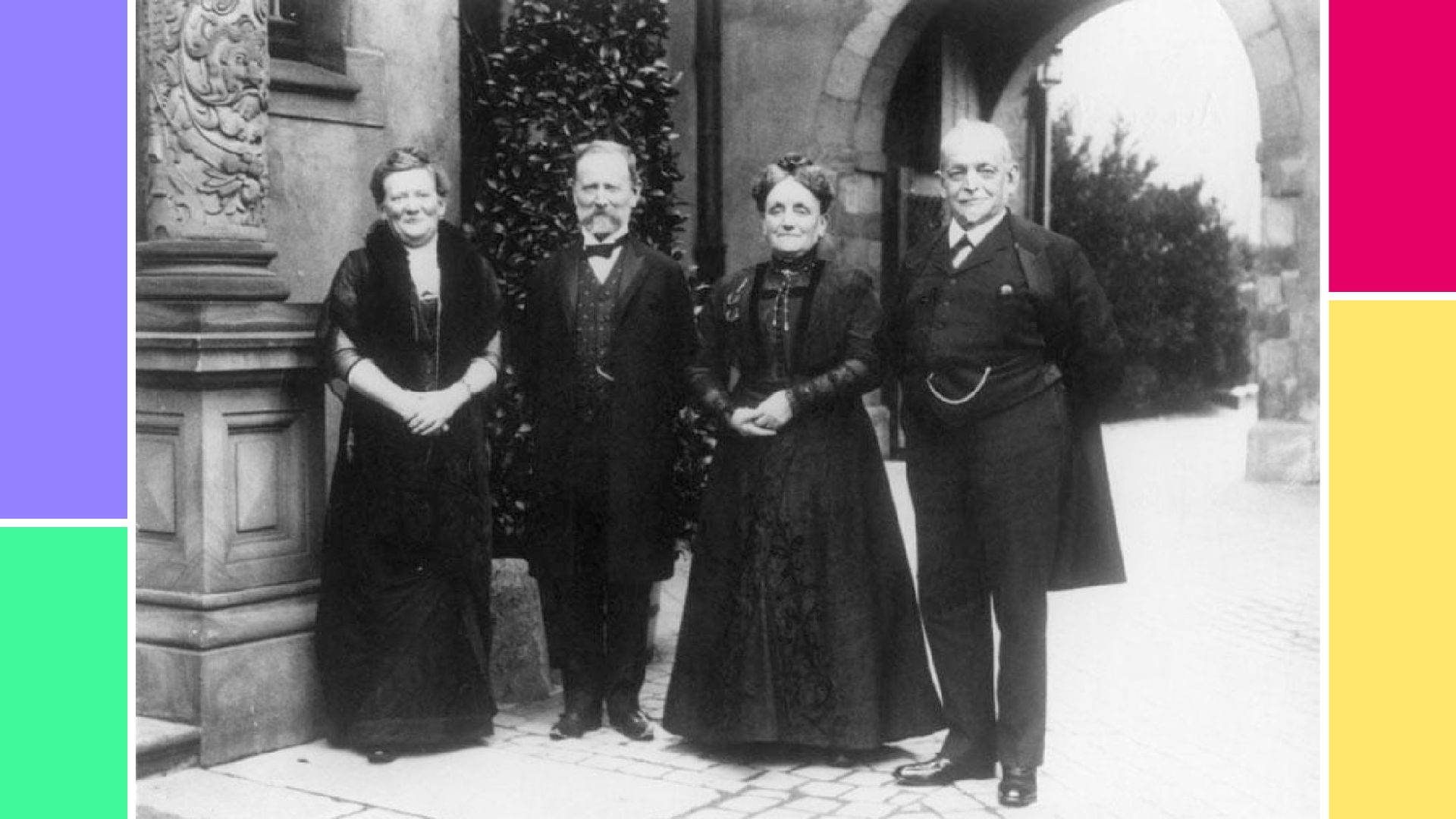 Vier Kinder von Friedrich Thyssen