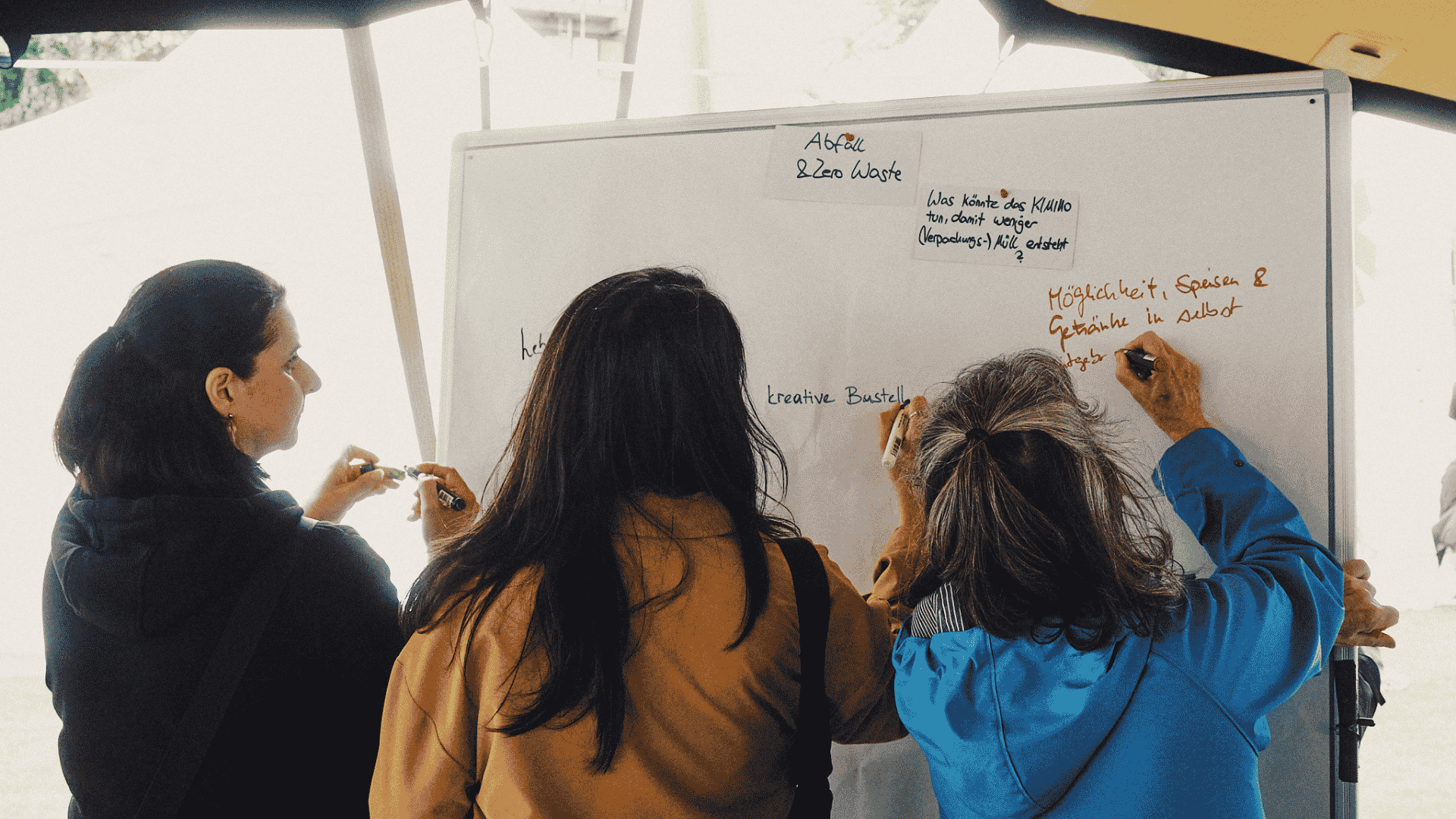 Klima Lounge vom KIMIKO in den Pop-up Lernraum "Learn for Life"
